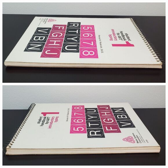 Student Handbook for AVT Introductory Typing 1 by Wanda W Roderick Spiral 1970 - Picture 4 of 12